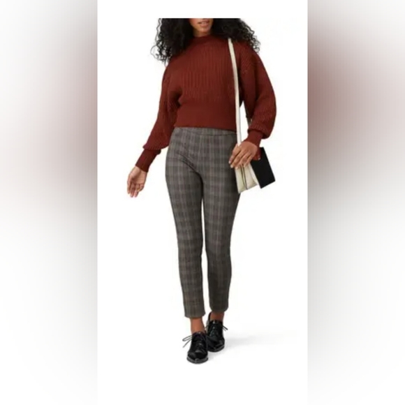 SANCTUARY Womens Stretch Pocketed Plaid Wear To Work Jacket